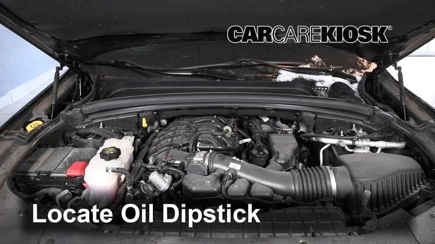 2021 Jeep Grand Cherokee L Limited 3.6L V6 FlexFuel Huile Vérifier le niveau de l'huile